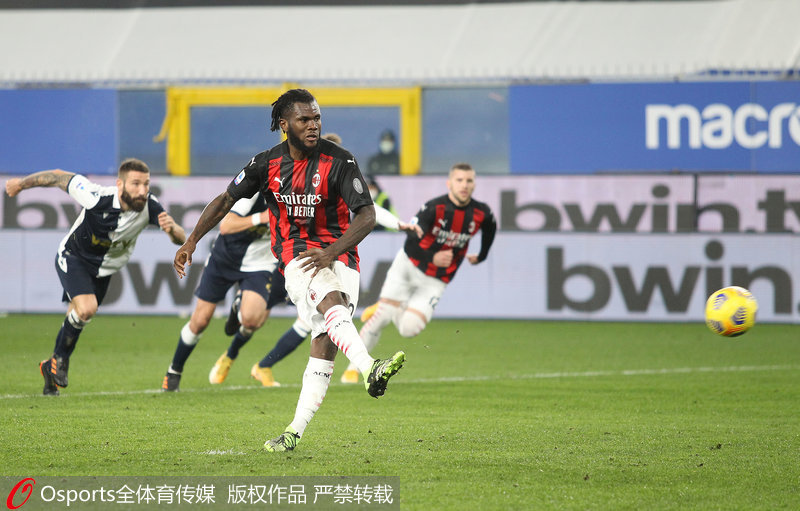  AC米兰老将传射建功助球队轻取桑普多利亚  